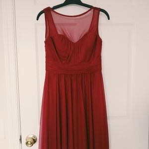 Red Bridesmaids Dress (sz 2)